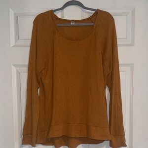 Old Navy Women's Crew Neck Sweater - Mustard